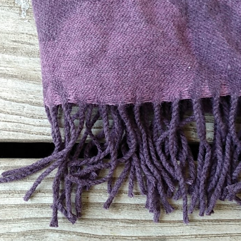 Coach purple winter scarf - Picture 5 of 6